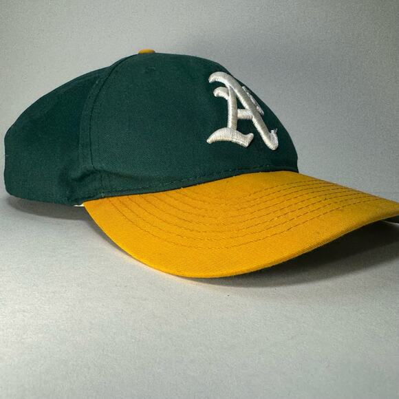 Oakland A’s OC Sports Hat Strapback Baseball Cap Hat Green OC Sports OSFA MLB - Picture 1 of 9